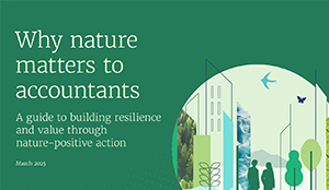 The cover of Why nature matters to accountants 