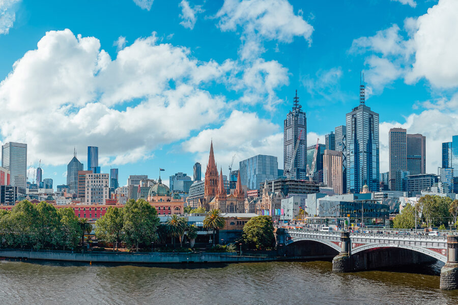 The city of Melbourne for the case study 'A natural capital pilot for Melbourne Water.'