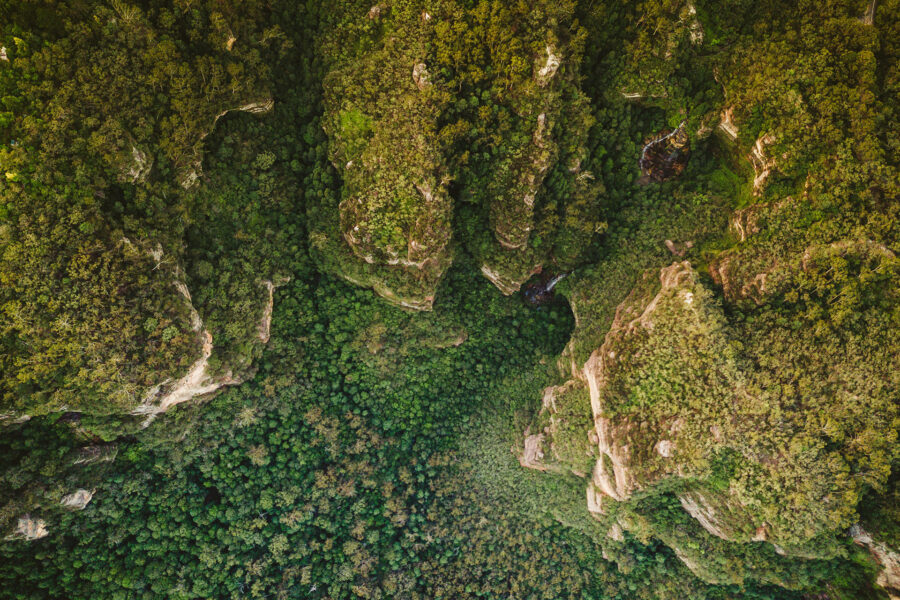 An aerial view of the Blue Mountains in NSW for Welcoming Australia’s national ecosystem accounts