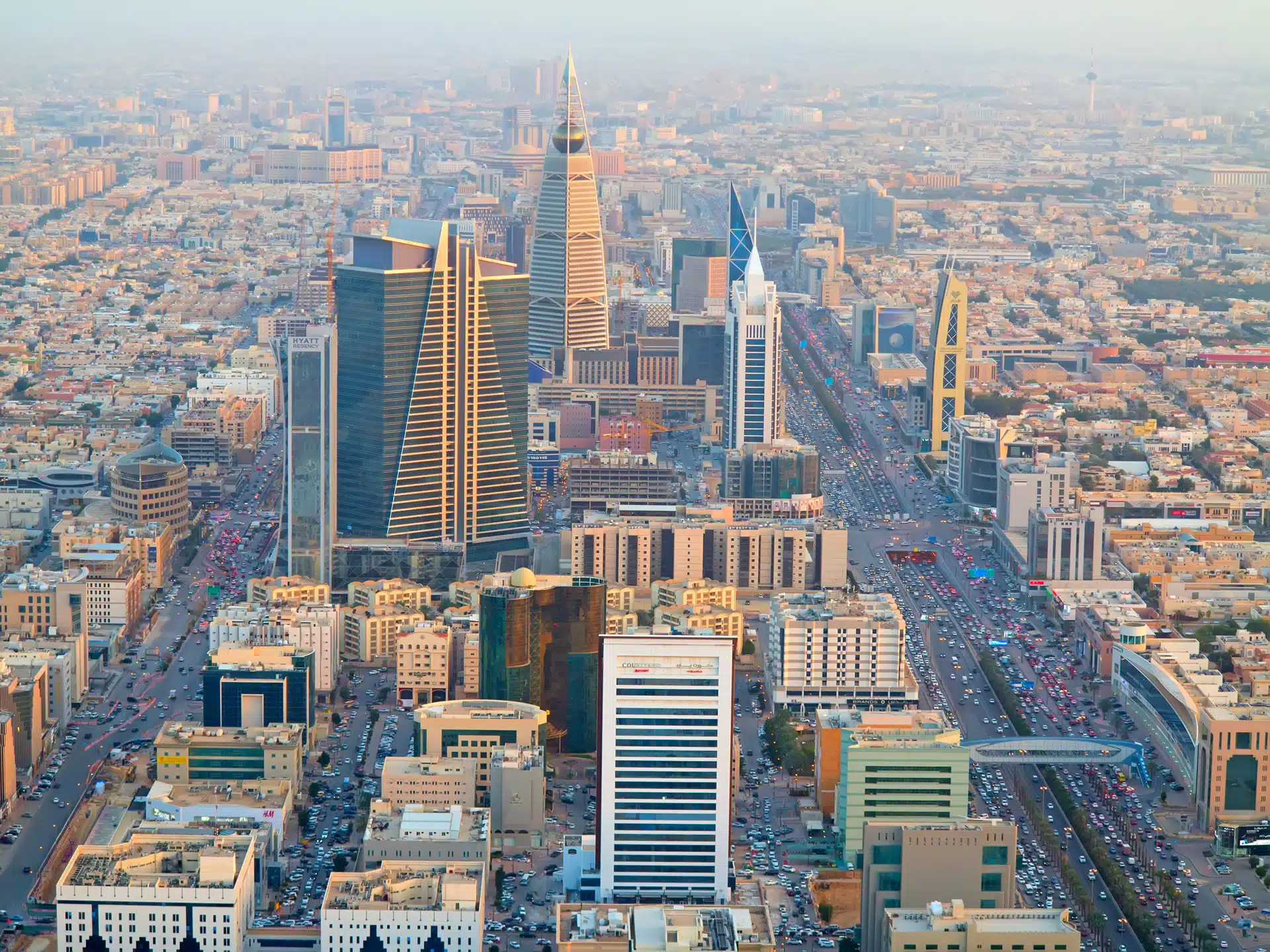 Skyline of Riyadh, Saudi Arabia. Capacity building in Saudi Arabia