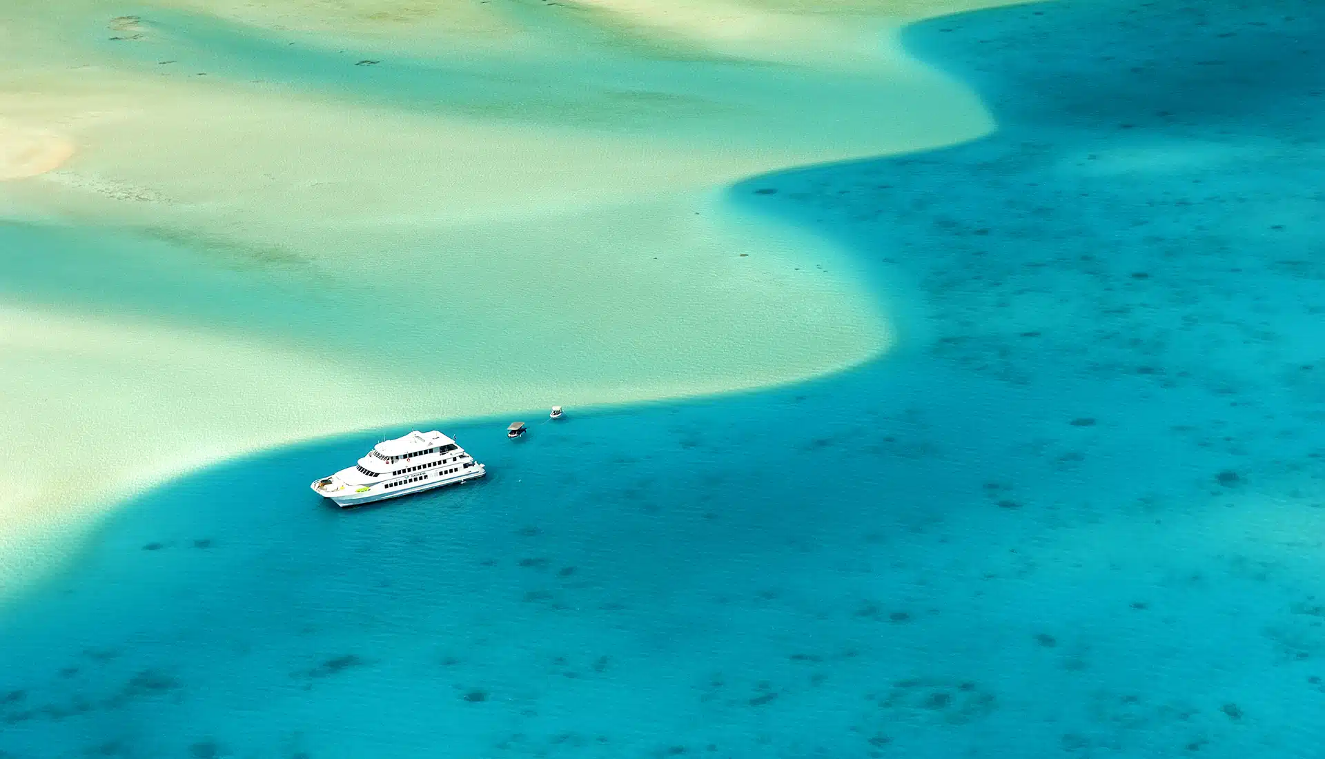 A cruise boat out at sea. The links between tourism and ESG